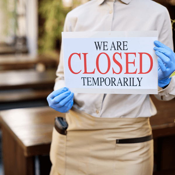 where to report pest infestation - Pest Management for Food Establishments - a waitress holding a sign for temporary closure